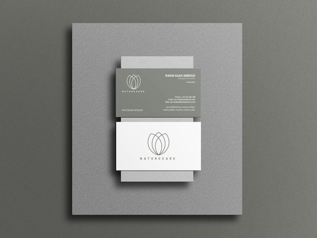 Business card mockup