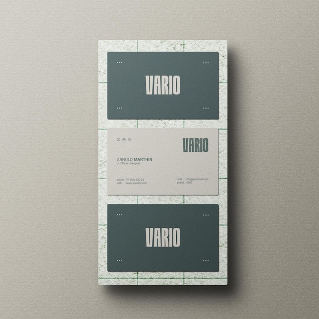 Business card mockup