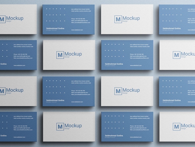 Business card mockup