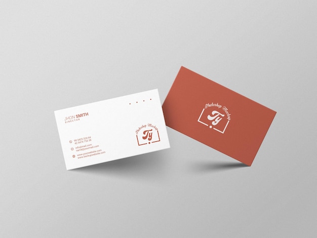 Business card mockup