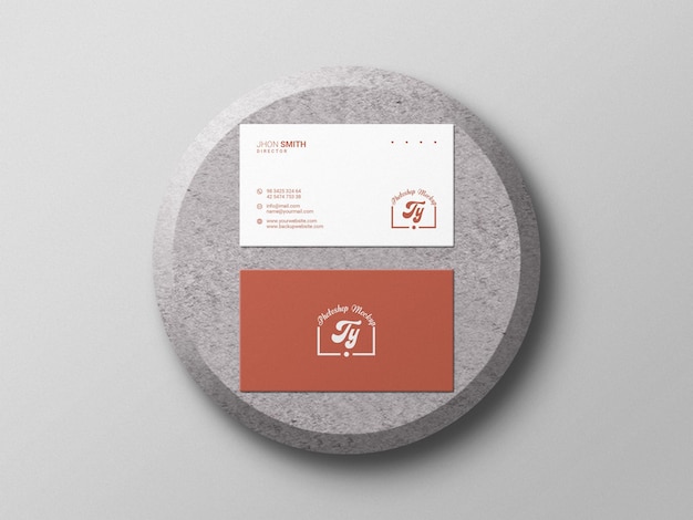 business card mockup