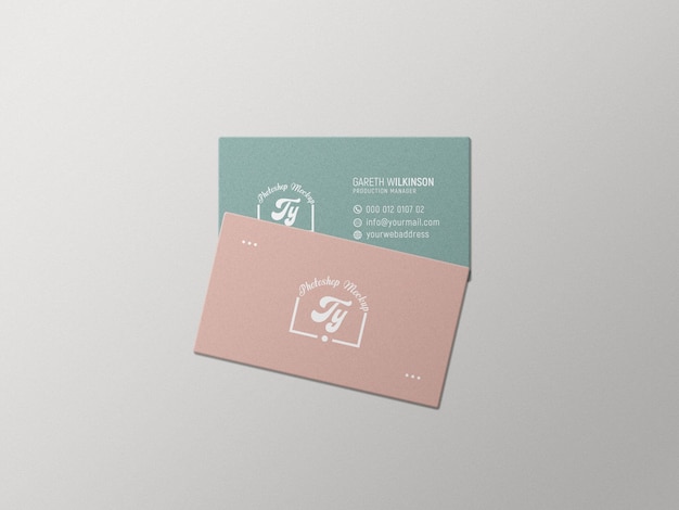 Business card mockup