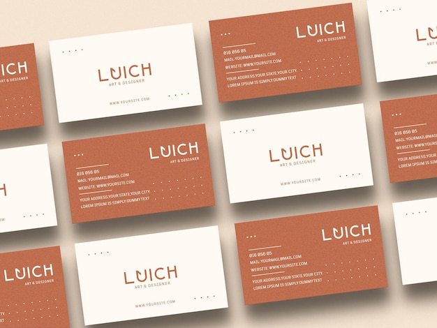 Business card mockup