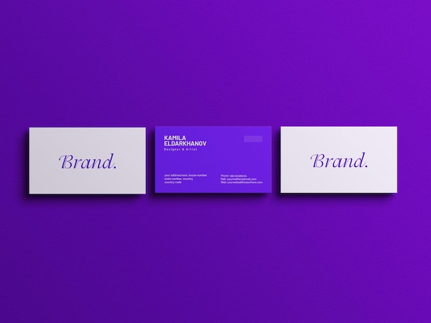 Business card mockup