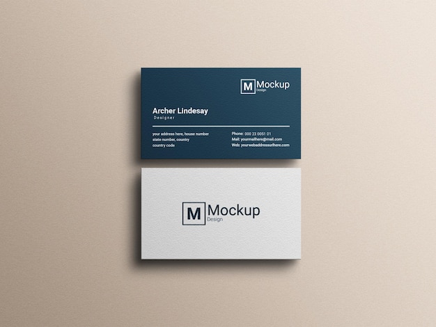 Biglietto da visita mockup