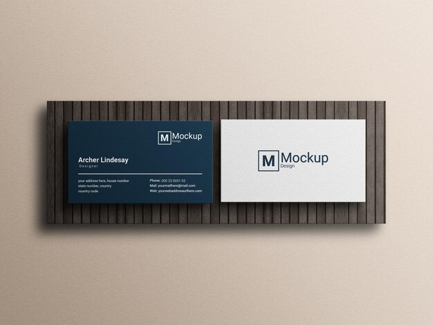 business card mockup