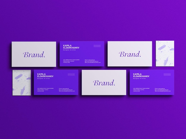 Business card mockup