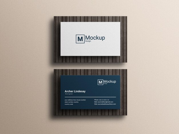 Biglietto da visita mockup