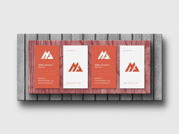 Business card mockup