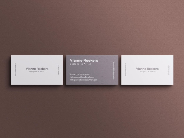 Business card mockup