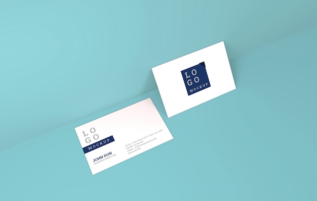 Business card mockup. 
