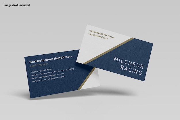 Business card mockup