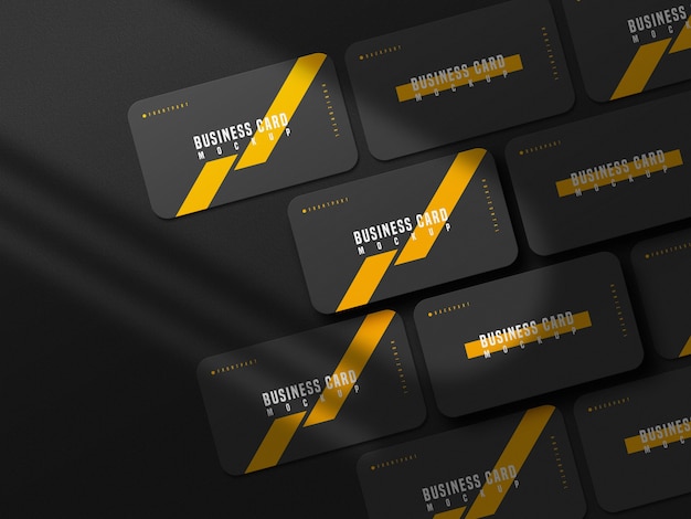 Business card mockup