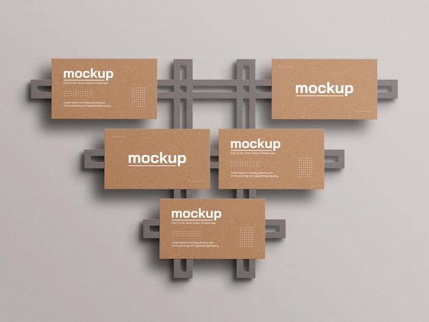 Business card mockup