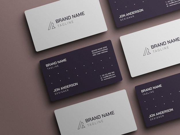 Business card mockup