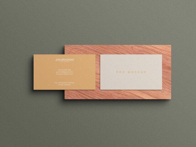 business card mockup