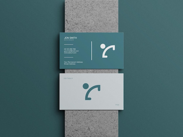 Business card mockup