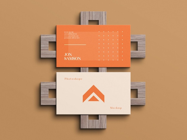 Business card mockup