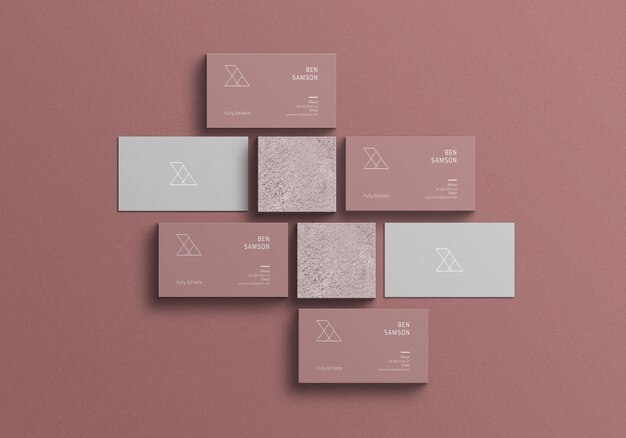 Business card mockup