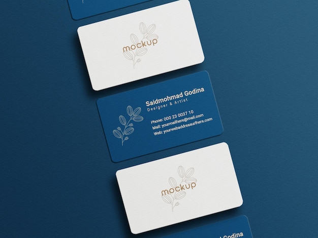 Business card mockup