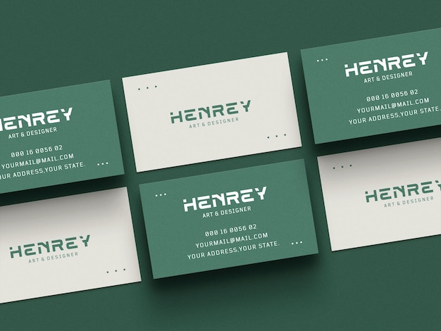 Business card mockup