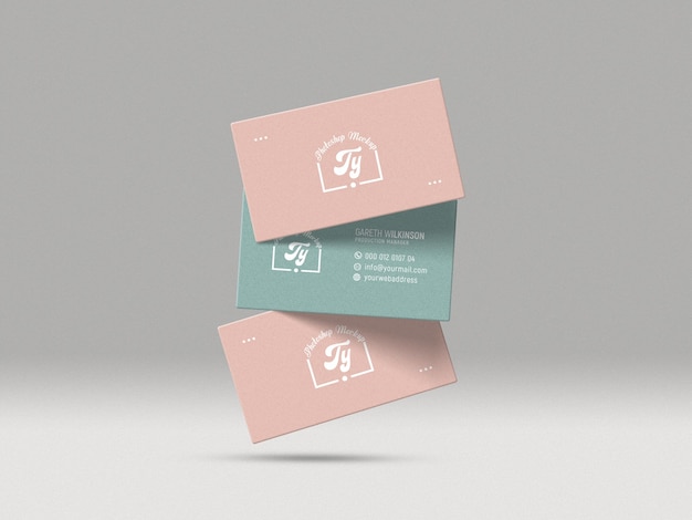 Business card mockup