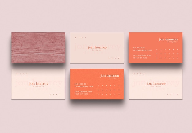 Business card mockup