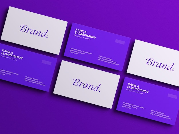 Business card mockup