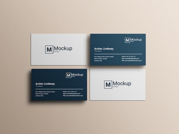 Business card mockup