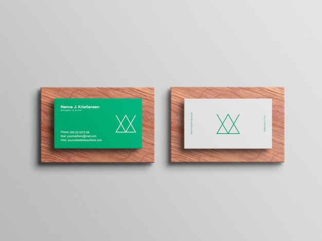 Business card mockup