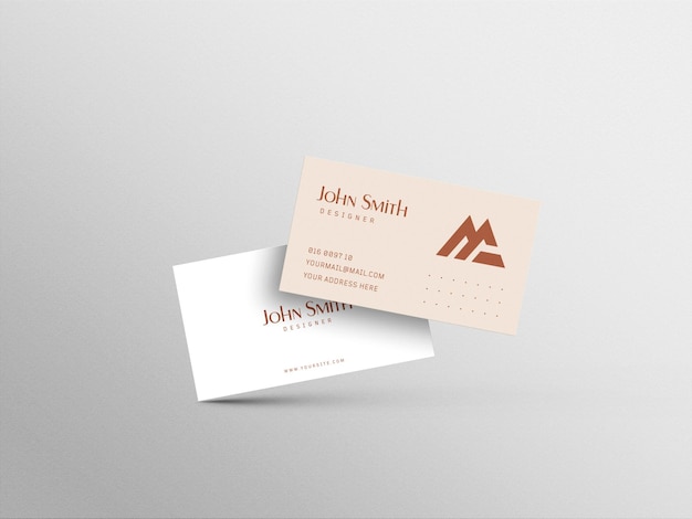 Визитная карточка Mockup