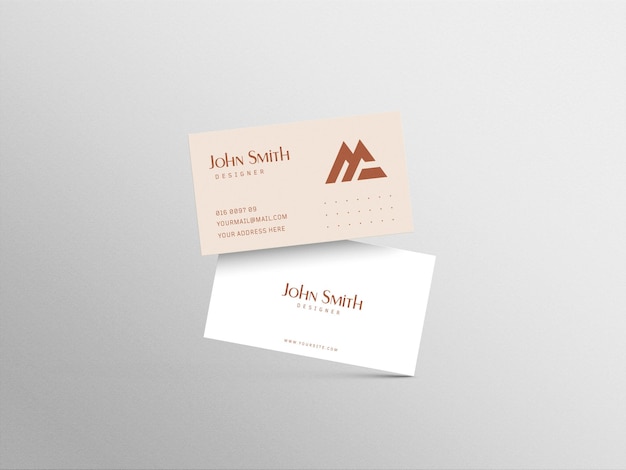 Business card mockup