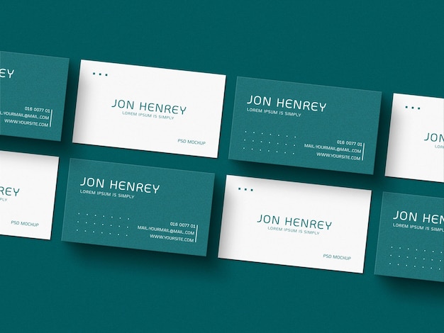 Business card mockup