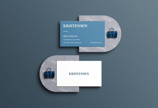 Business card mockup