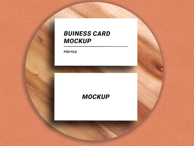 Business card mockup