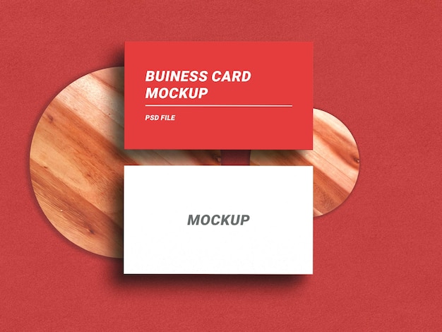 Business card mockup