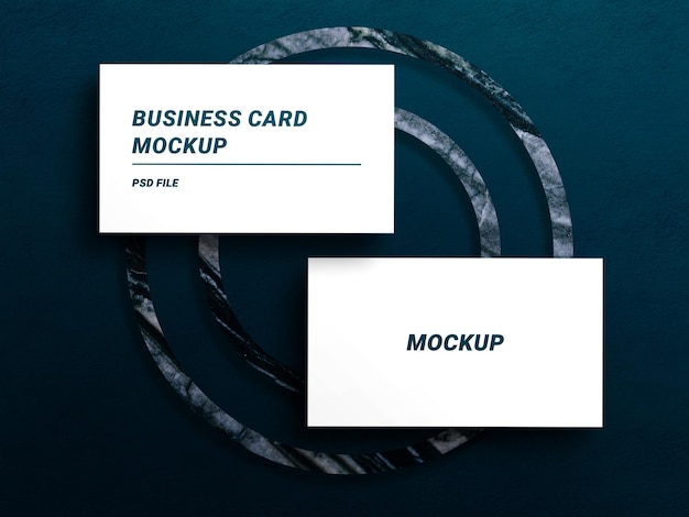 Business card mockup