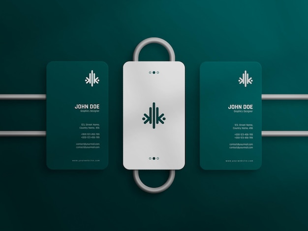 Business card mockup