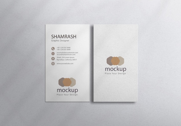 Business card mockup