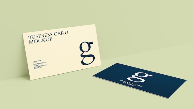 business card mockup