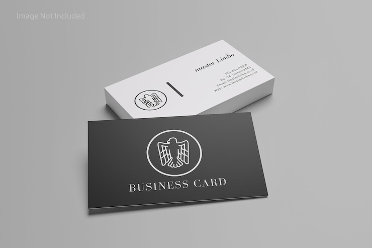 PSD business card mockup