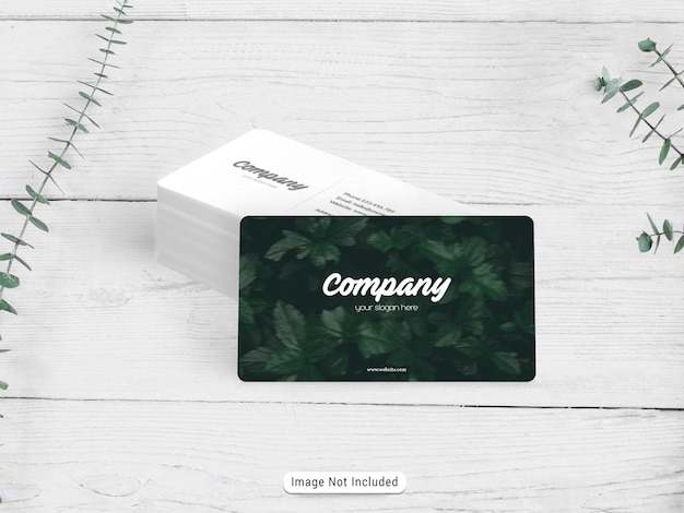 PSD business card mockup