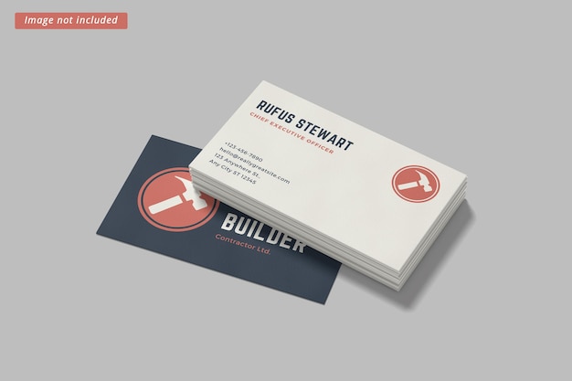 Business card mockup