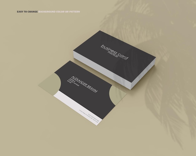 Business card mockup