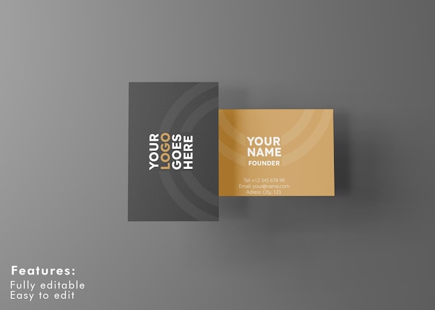 Business card mockup