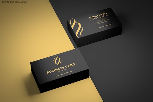 Business card mockup