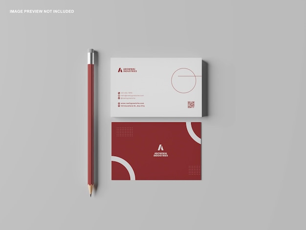 Business card mockup