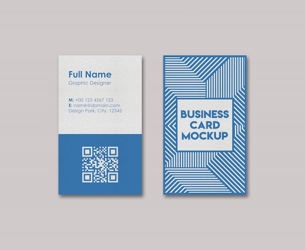 Business card mockup