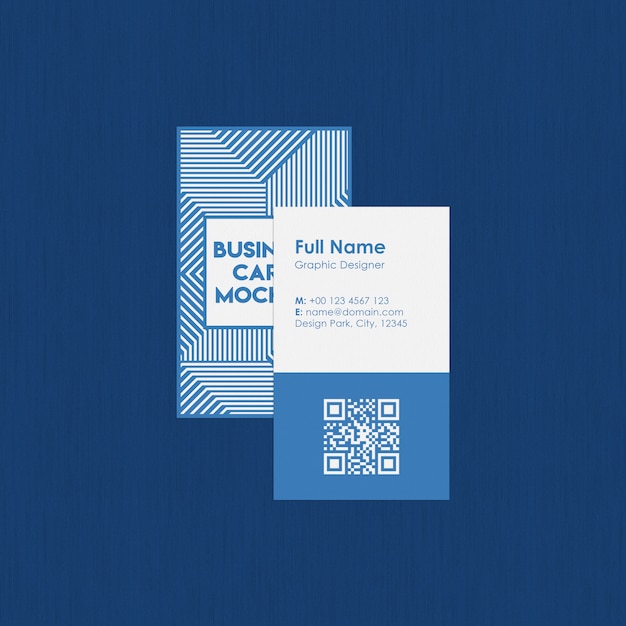 Business card mockup