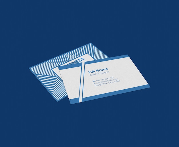 Business card mockup